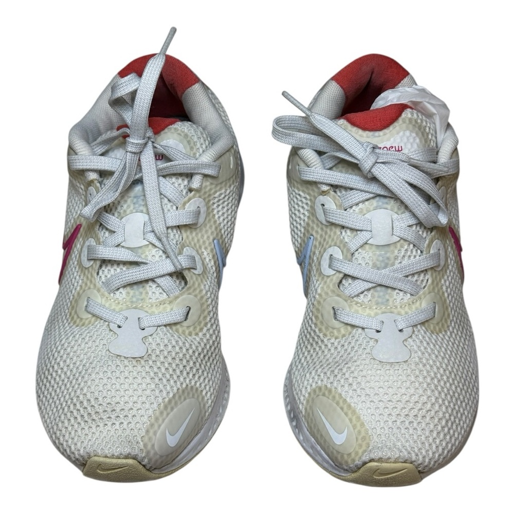 Nike White and Red Athletic Sneakers EUC